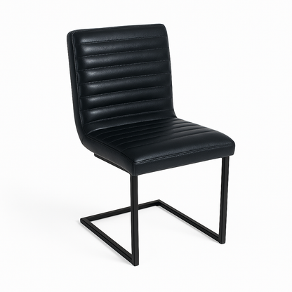 Scaun piele NEAGRA | model INDU WAVE SA