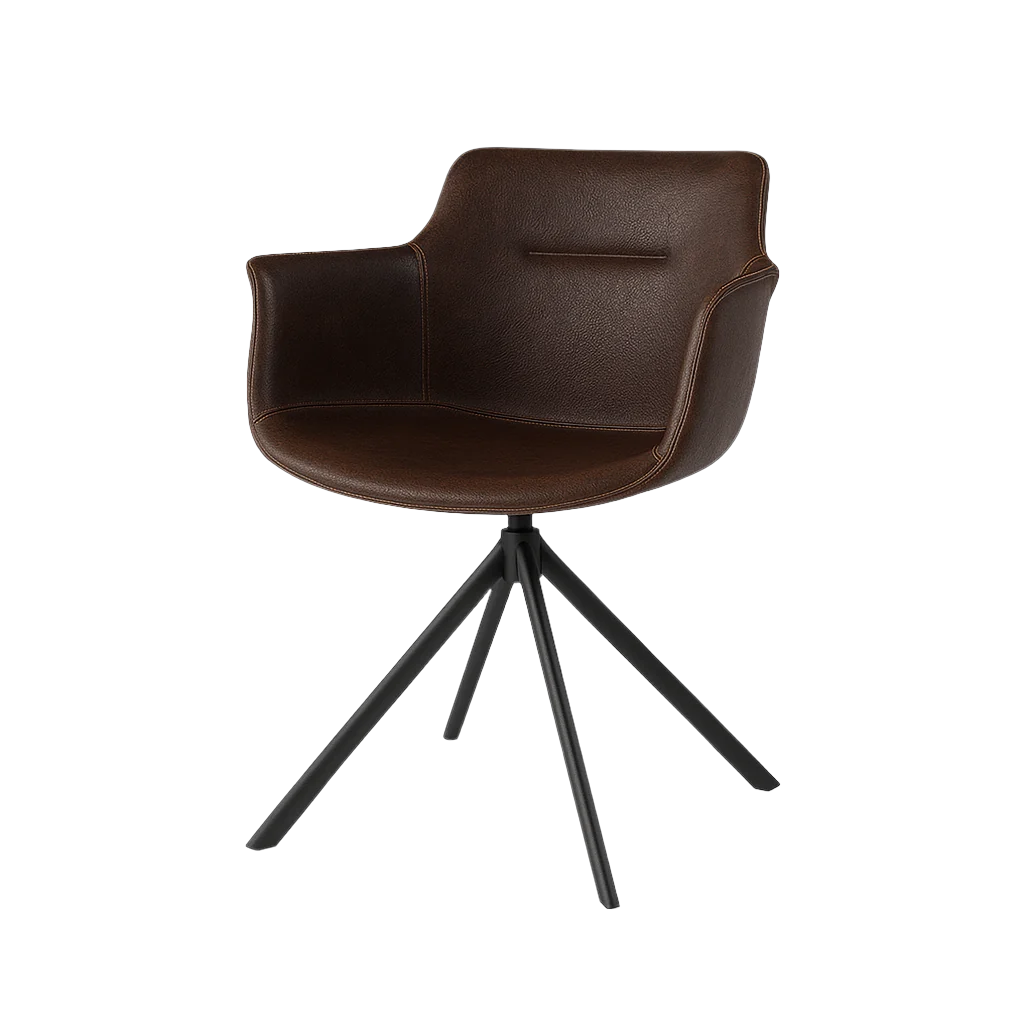 Scaun piele MARO INCHIS | model MARA