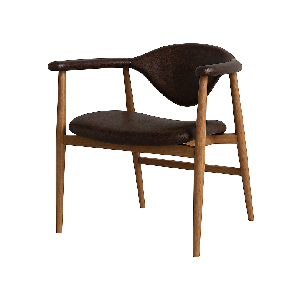 Scaun piele MARO INCHIS | model MIRCEA