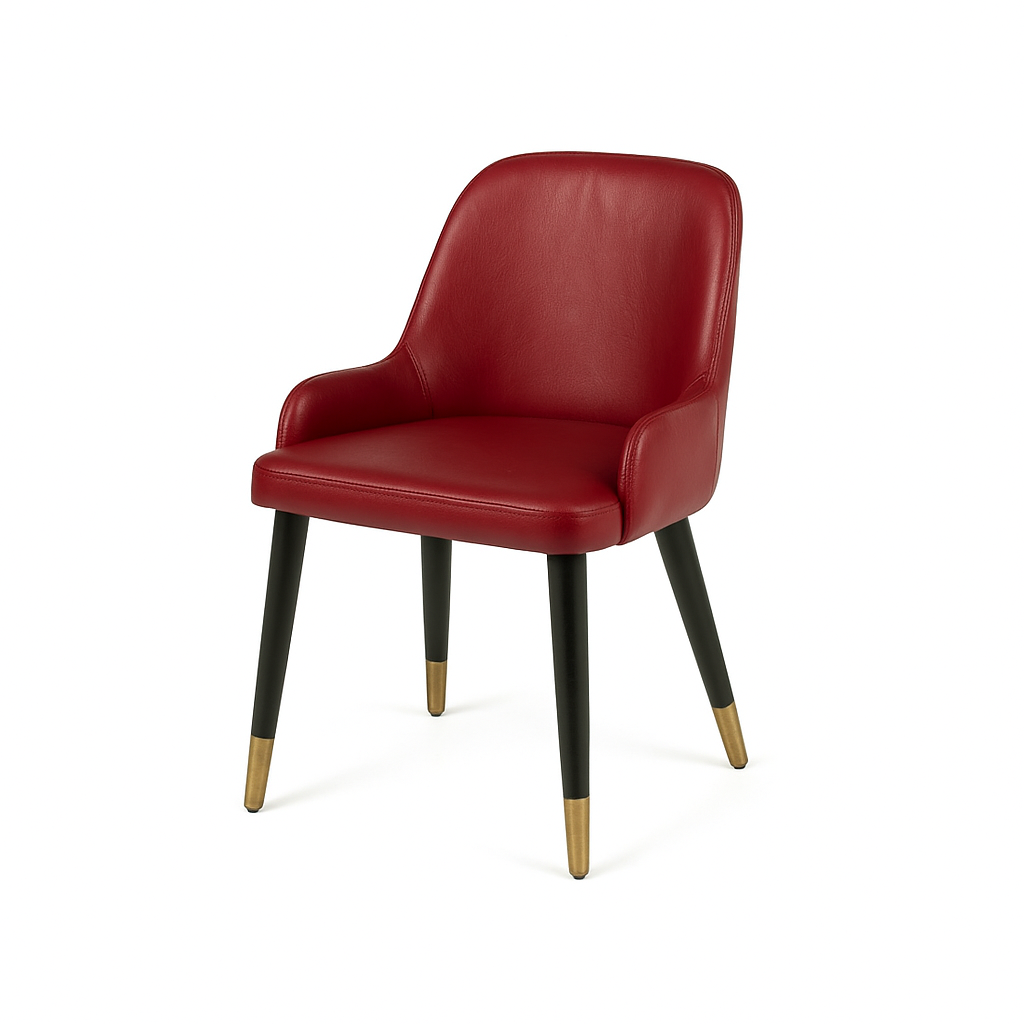 Scaun piele NEAGRA | model ROCCO G