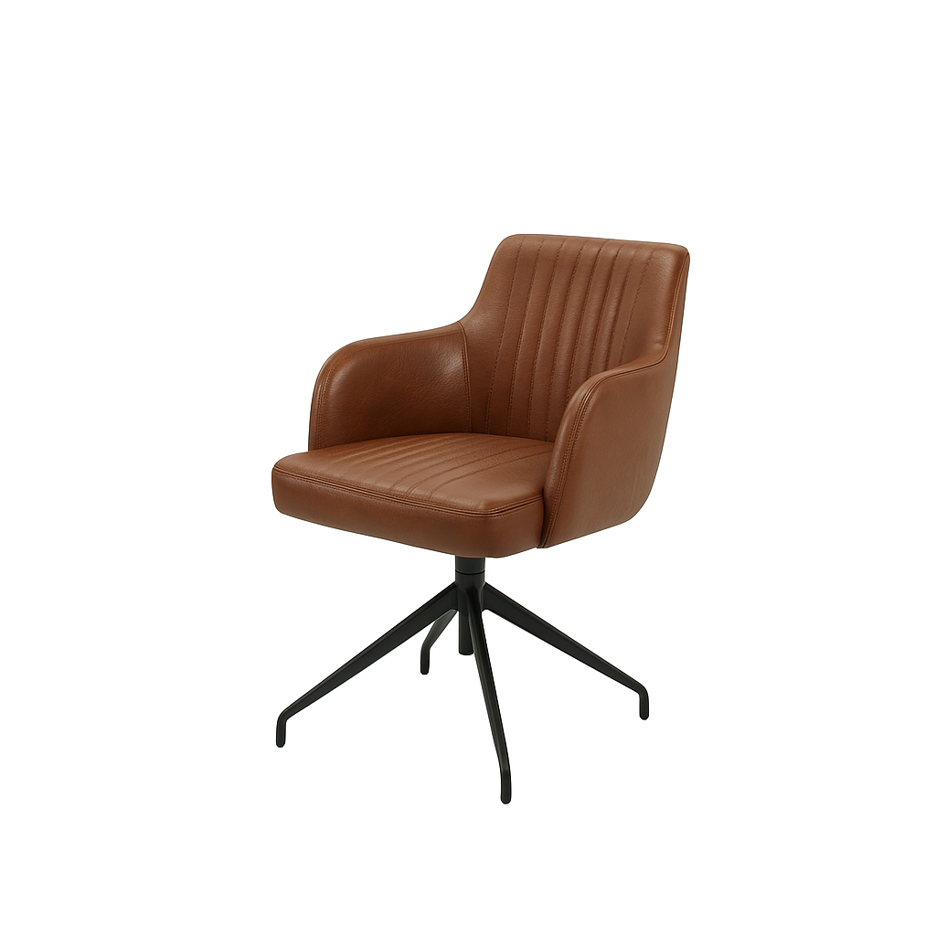 Scaun piele GALBENA | model SOHO