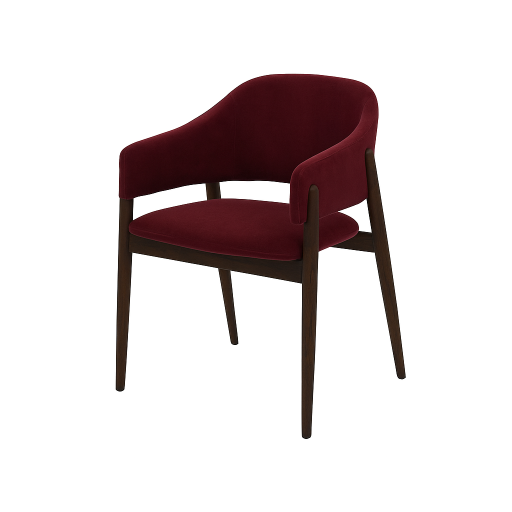 Scaun catifea VERDE | model ALBA