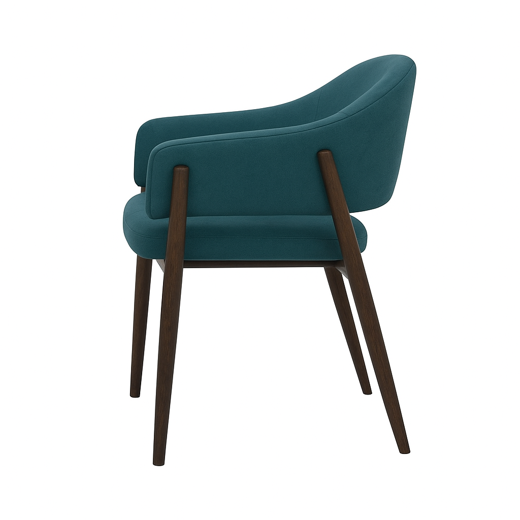 Scaun catifea TURCOAZ | model ALBA